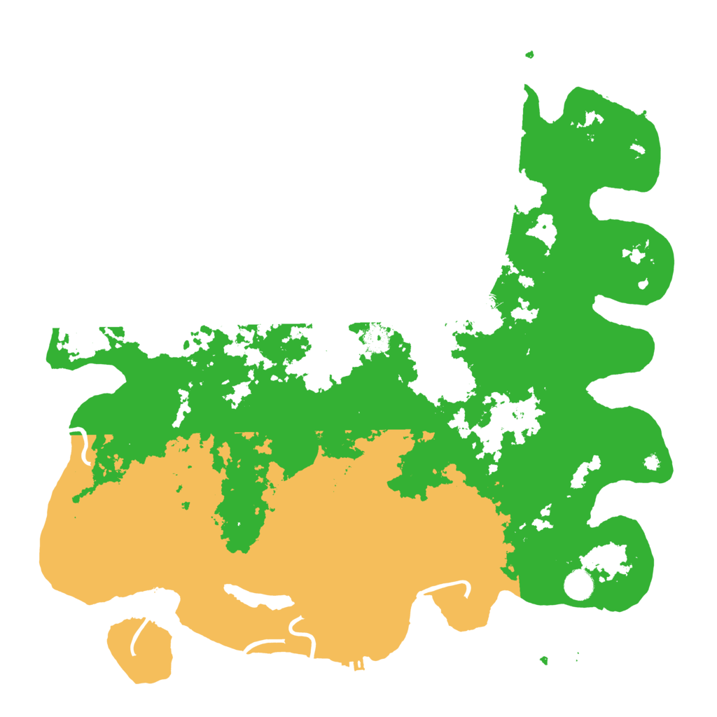 Biome Rust Map: Procedural Map, Size: 4250, Seed: 5551305