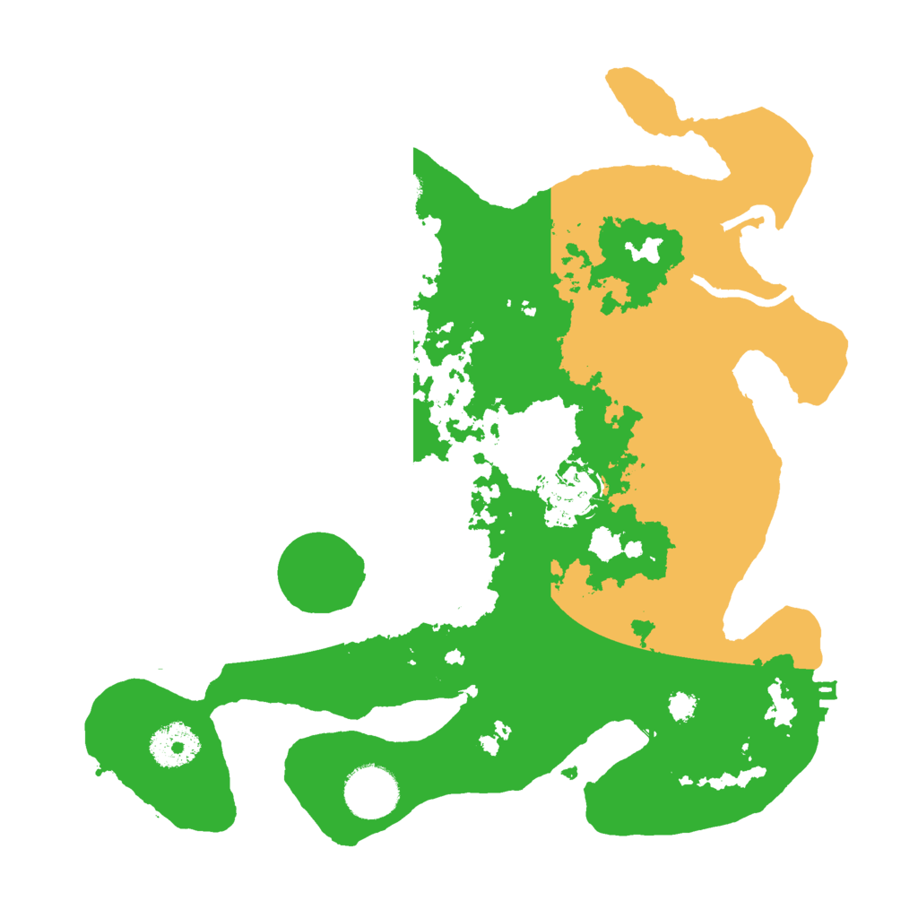 Biome Rust Map: Procedural Map, Size: 3000, Seed: 3566