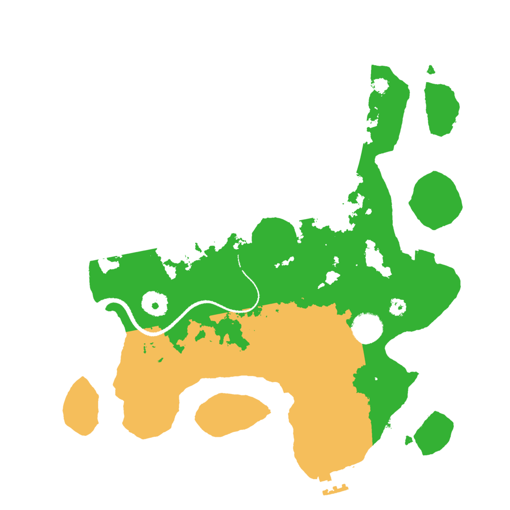 Biome Rust Map: Procedural Map, Size: 3000, Seed: 1283974