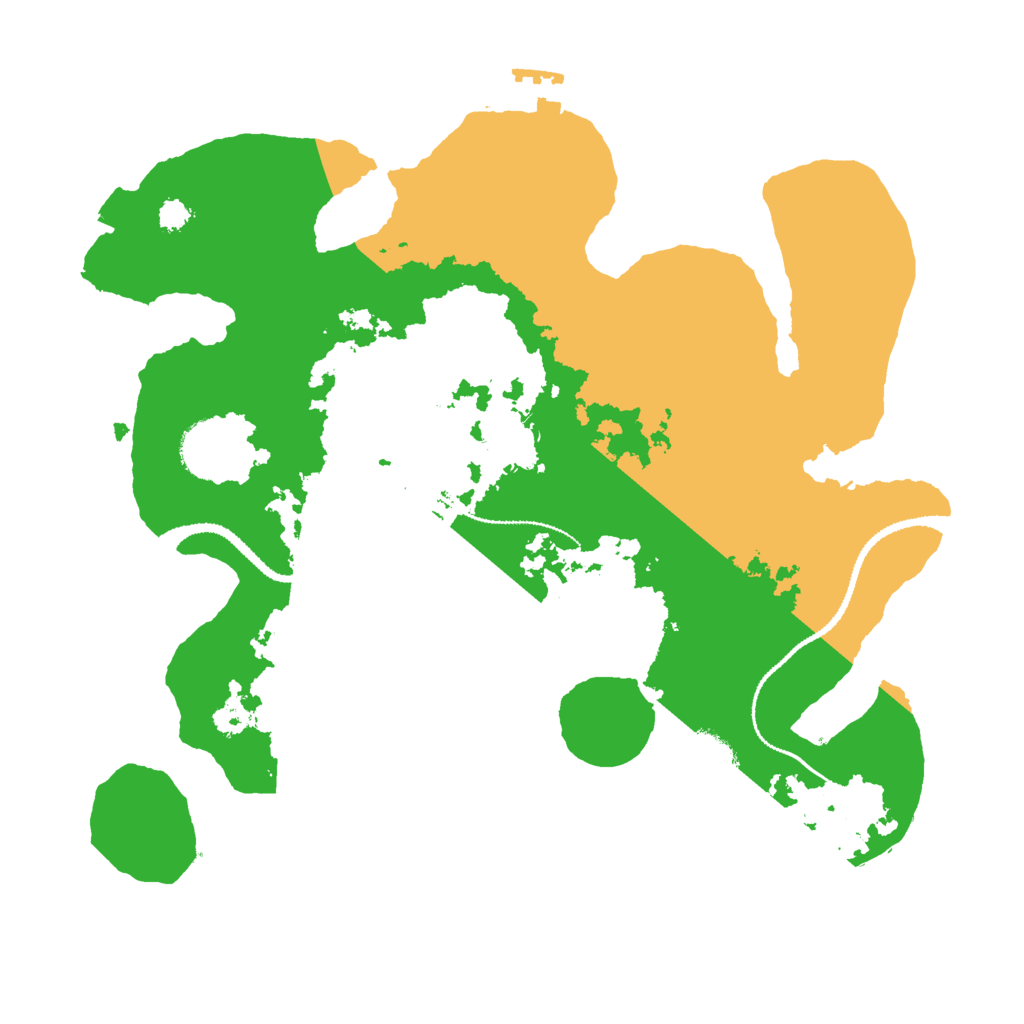 Biome Rust Map: Procedural Map, Size: 3000, Seed: 1566724945