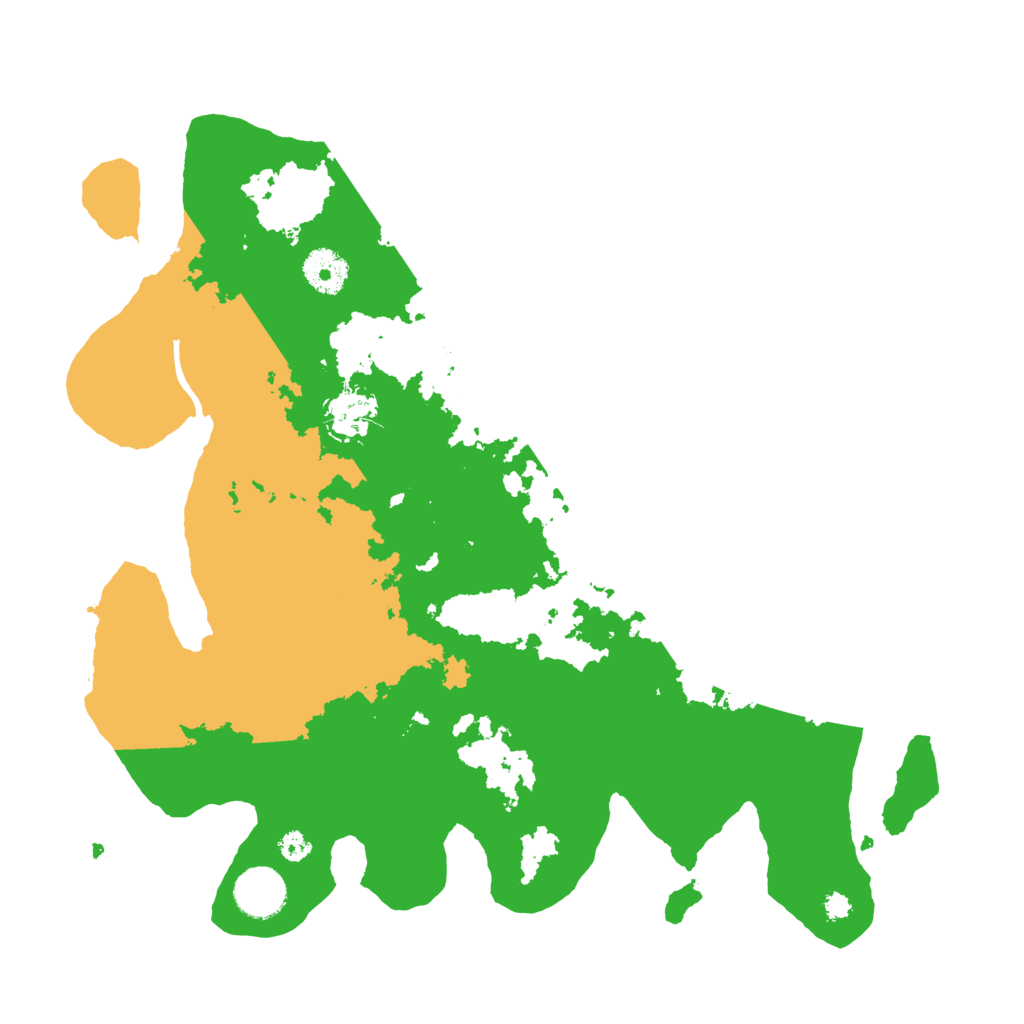 Biome Rust Map: Procedural Map, Size: 3500, Seed: 4863102