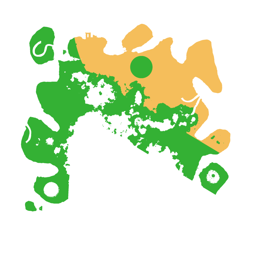 Biome Rust Map: Procedural Map, Size: 3000, Seed: 86544