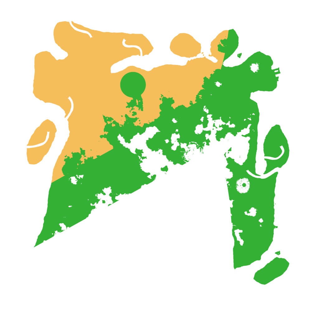 Biome Rust Map: Procedural Map, Size: 3300, Seed: 452532280