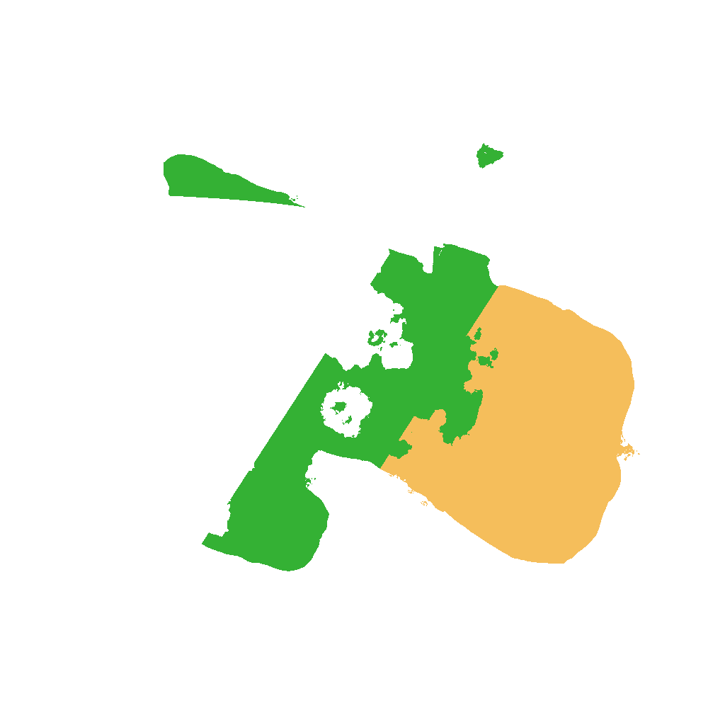 Biome Rust Map: Procedural Map, Size: 1500, Seed: 100816564