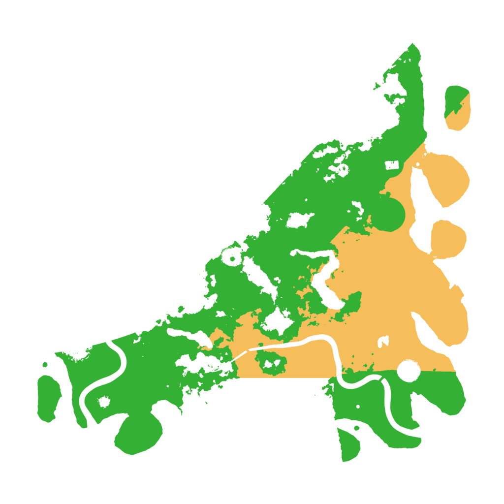 Biome Rust Map: Procedural Map, Size: 4000, Seed: 42069666