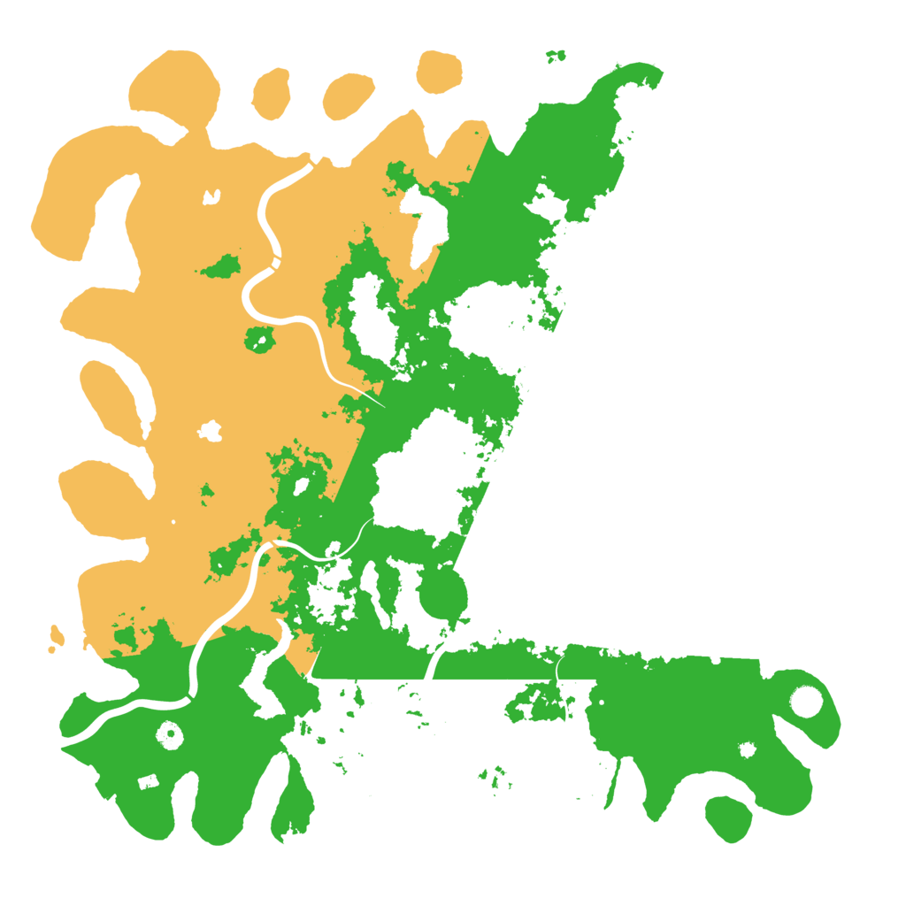 Biome Rust Map: Procedural Map, Size: 5000, Seed: 45232325