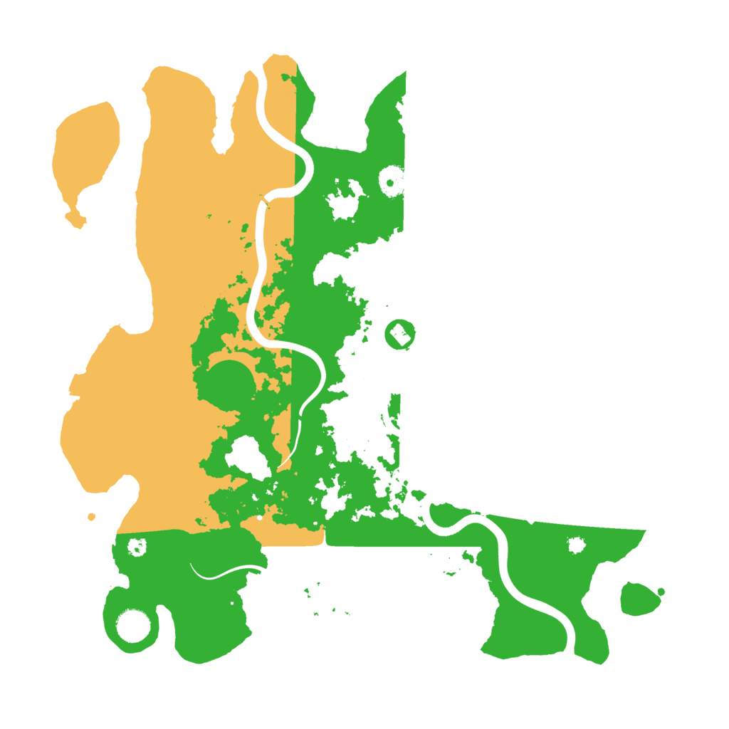 Biome Rust Map: Procedural Map, Size: 3850, Seed: 70026144
