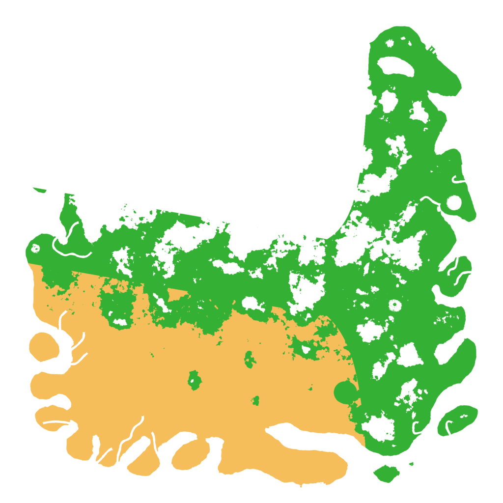 Biome Rust Map: Procedural Map, Size: 6000, Seed: 418745820