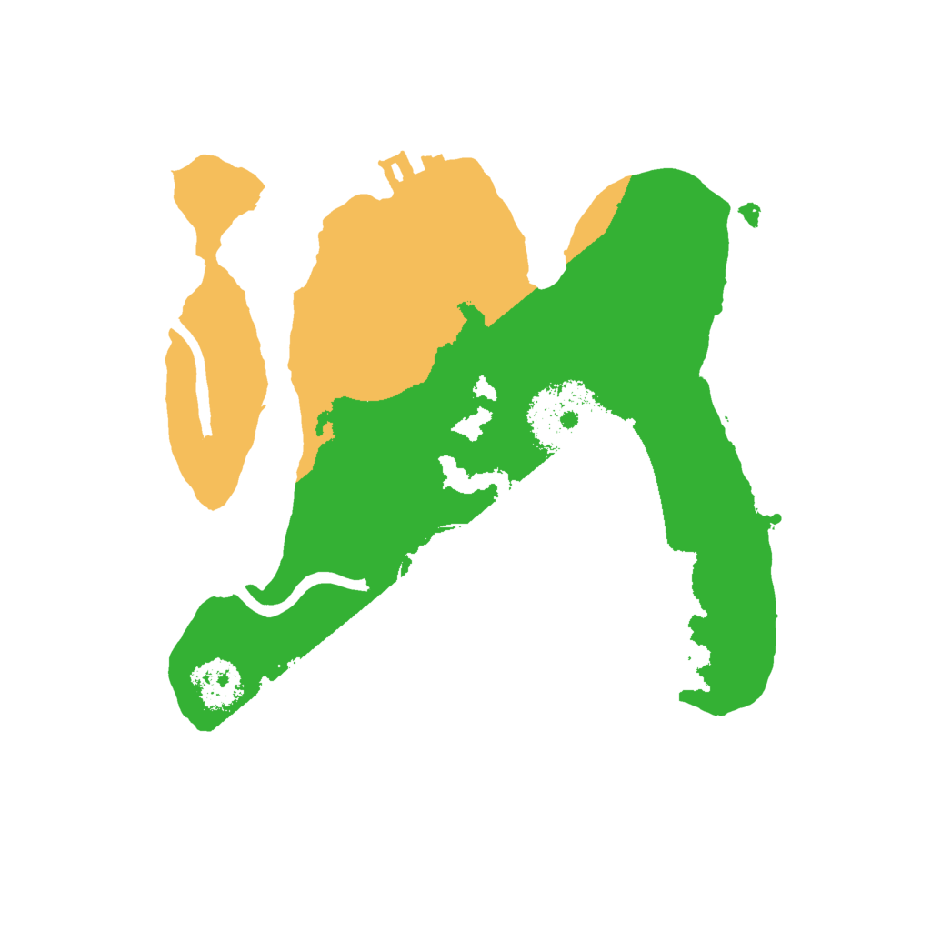 Biome Rust Map: Procedural Map, Size: 2000, Seed: 1189875691