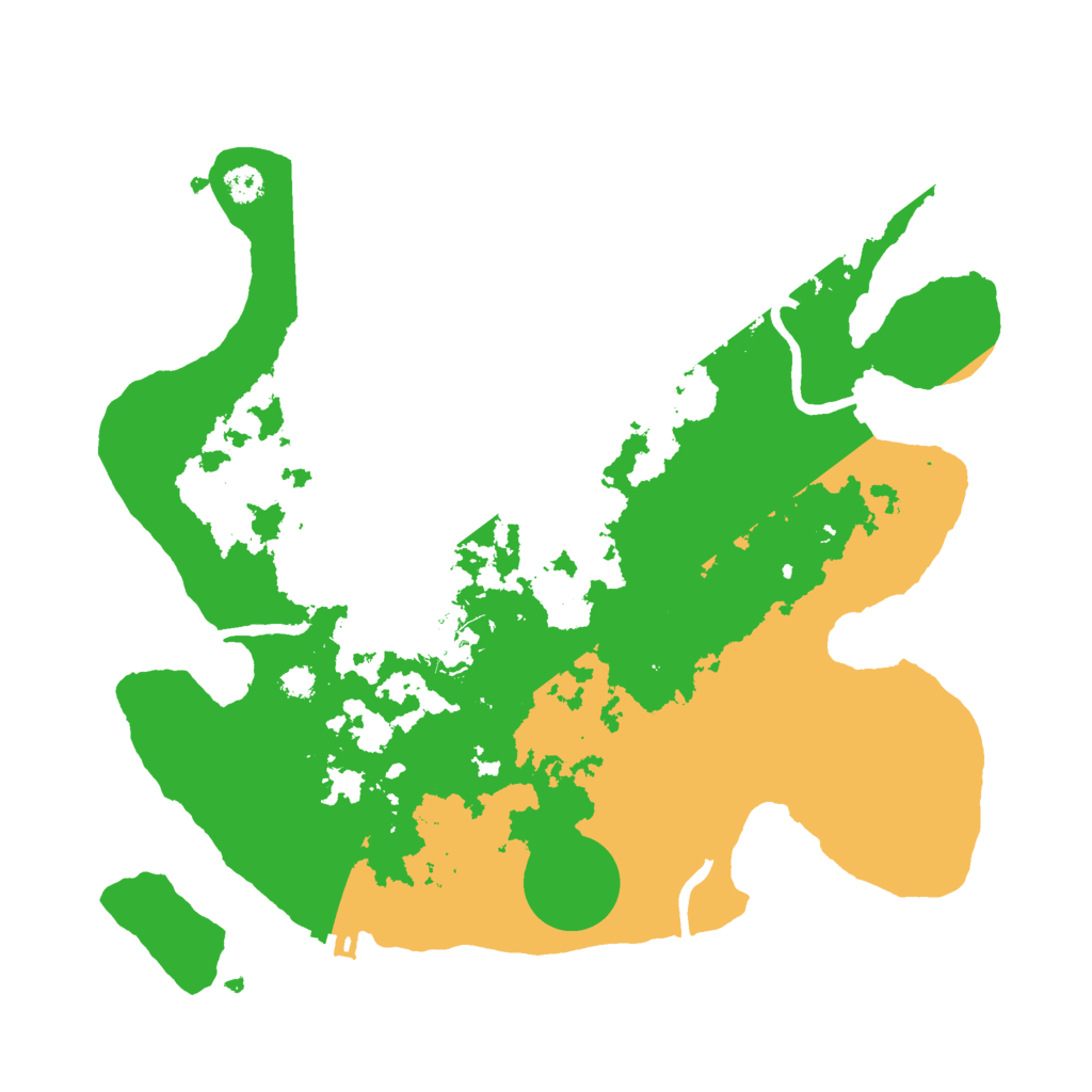 Biome Rust Map: Procedural Map, Size: 3000, Seed: 644348383