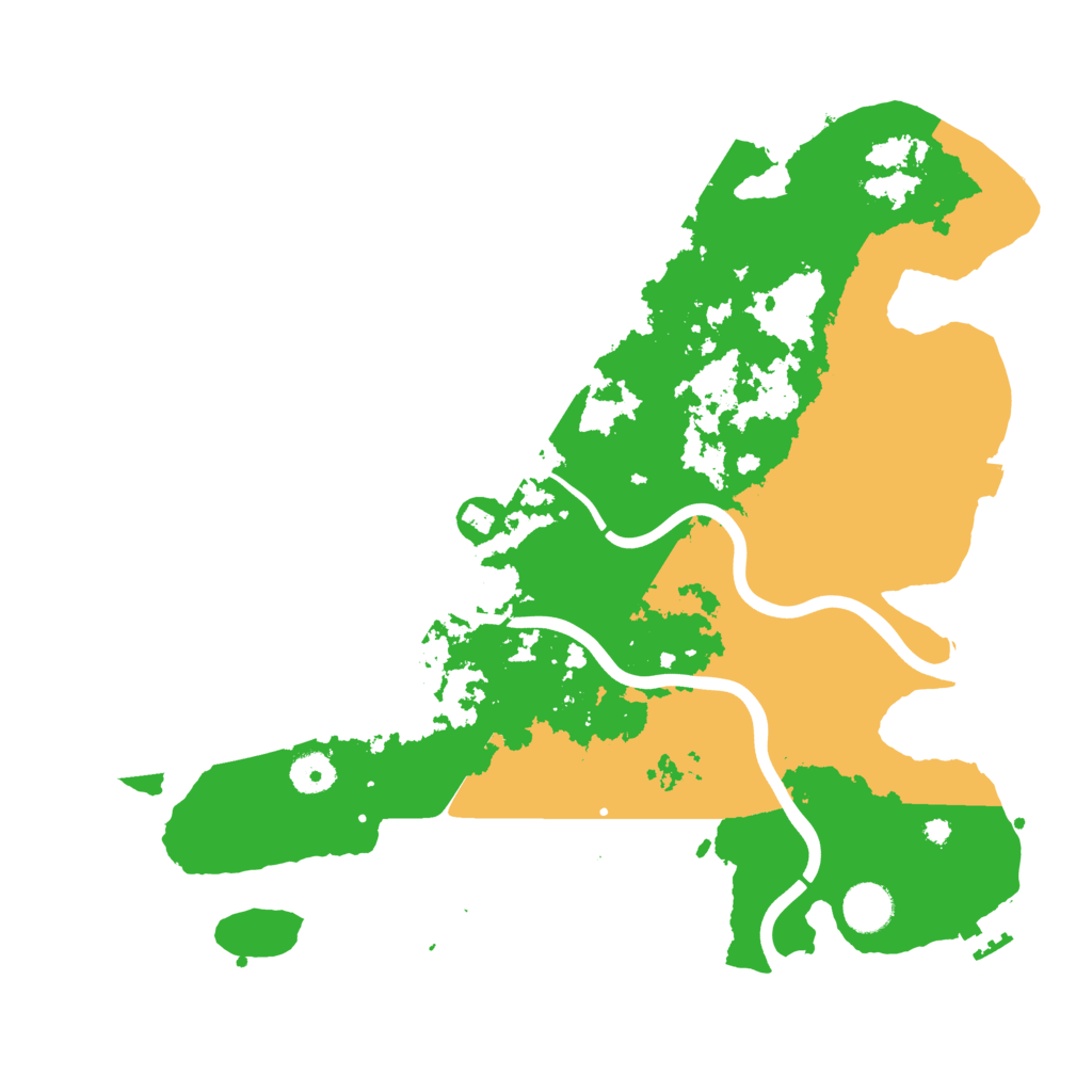 Biome Rust Map: Procedural Map, Size: 3850, Seed: 66630967