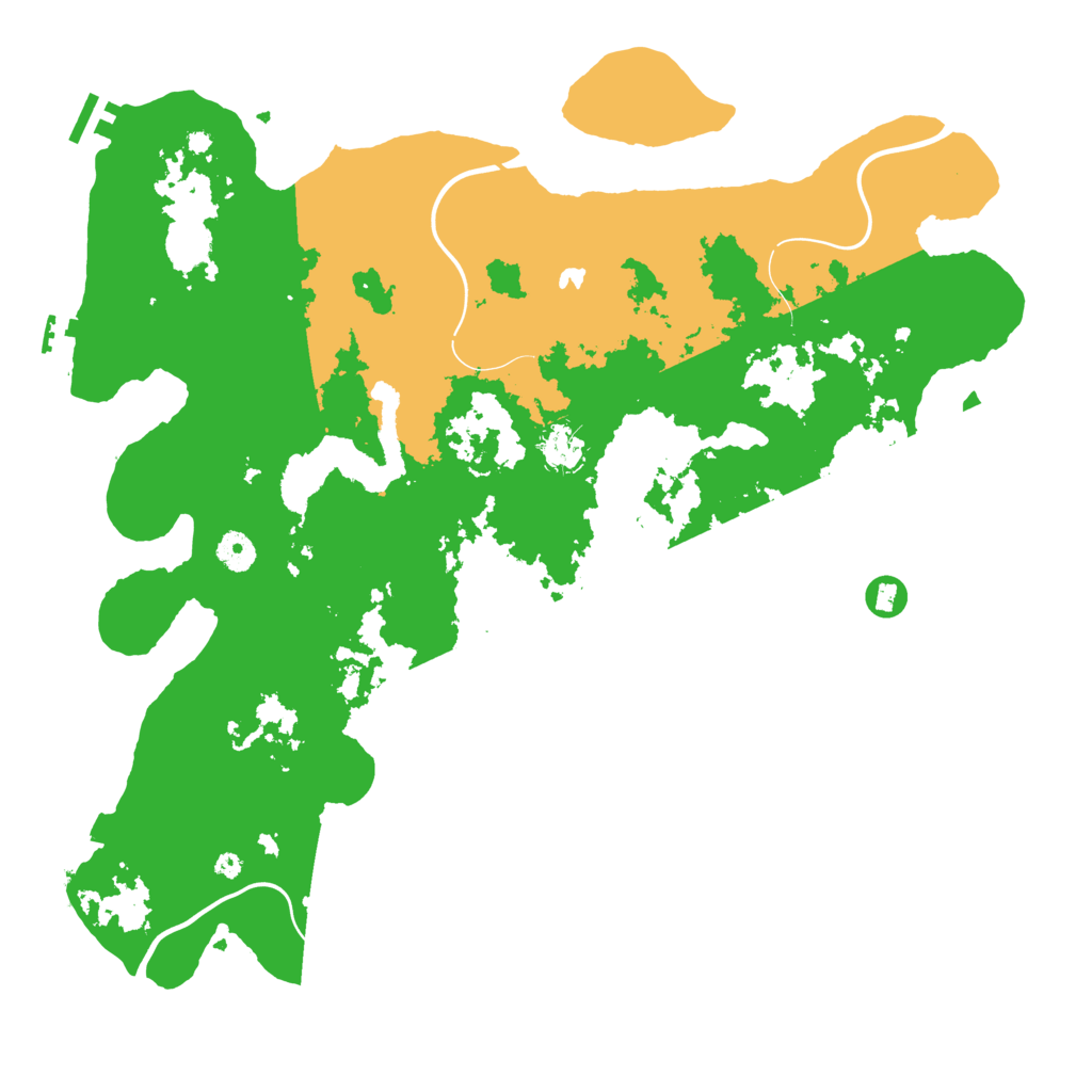 Biome Rust Map: Procedural Map, Size: 4250, Seed: 591408683