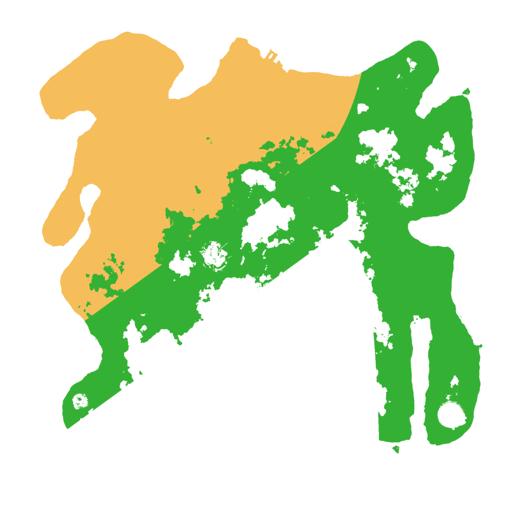 Biome Rust Map: Procedural Map, Size: 3500, Seed: 868650325
