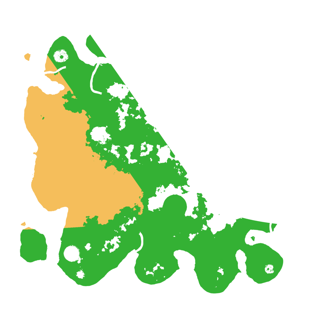 Biome Rust Map: Procedural Map, Size: 3500, Seed: 434556