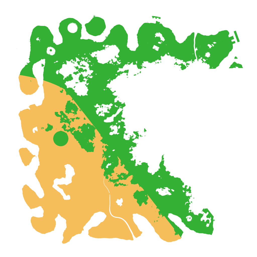 Biome Rust Map: Procedural Map, Size: 4500, Seed: 801879322