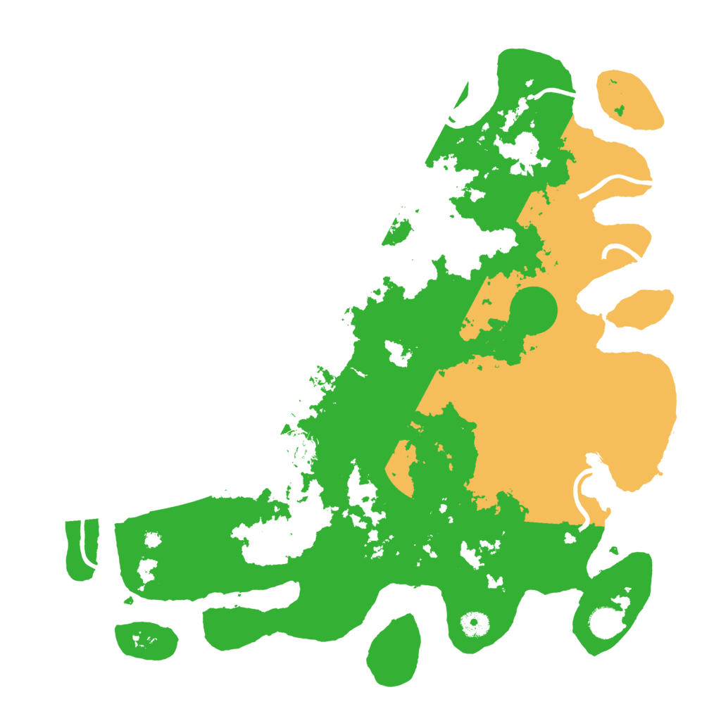 Biome Rust Map: Procedural Map, Size: 4000, Seed: 51157