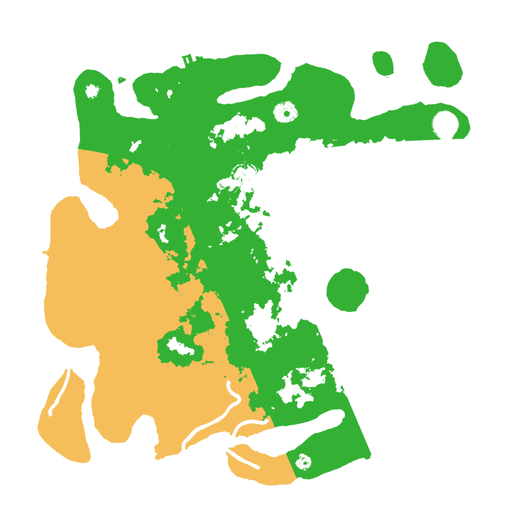 Biome Rust Map: Procedural Map, Size: 3500, Seed: 7458741