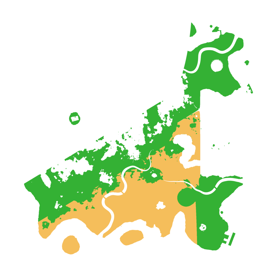 Biome Rust Map: Procedural Map, Size: 4000, Seed: 725250