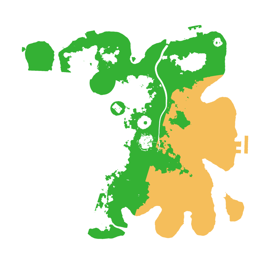 Biome Rust Map: Procedural Map, Size: 3000, Seed: 468927875