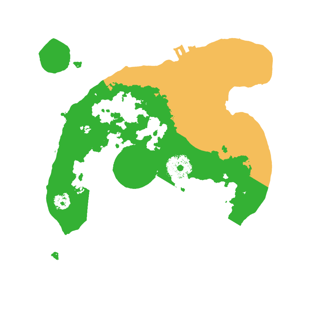 Biome Rust Map: Procedural Map, Size: 2000, Seed: 93132931
