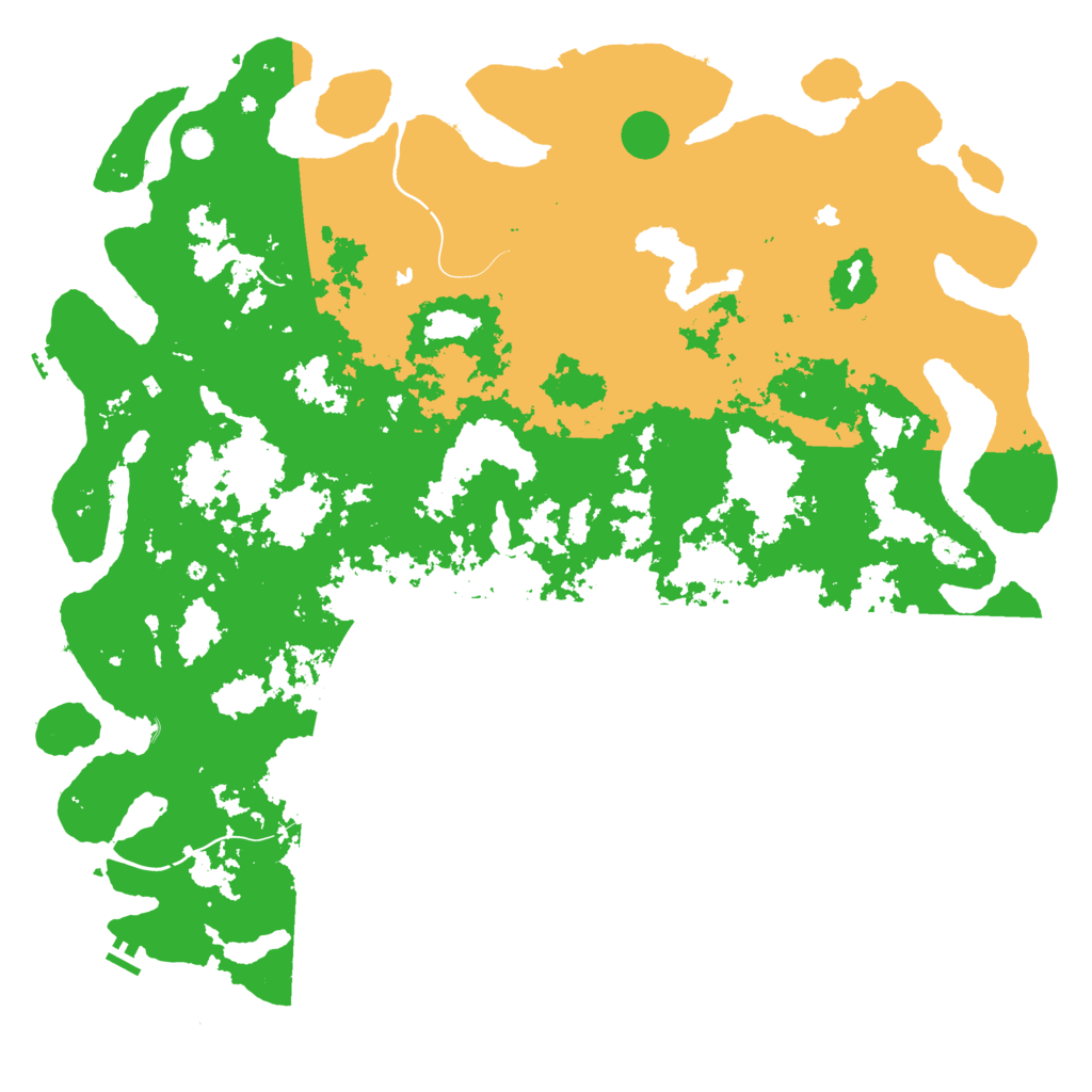Biome Rust Map: Procedural Map, Size: 6000, Seed: 48353963