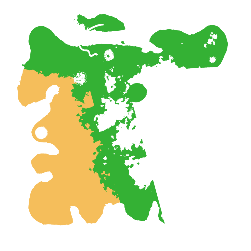 Biome Rust Map: Procedural Map, Size: 3600, Seed: 1271989177