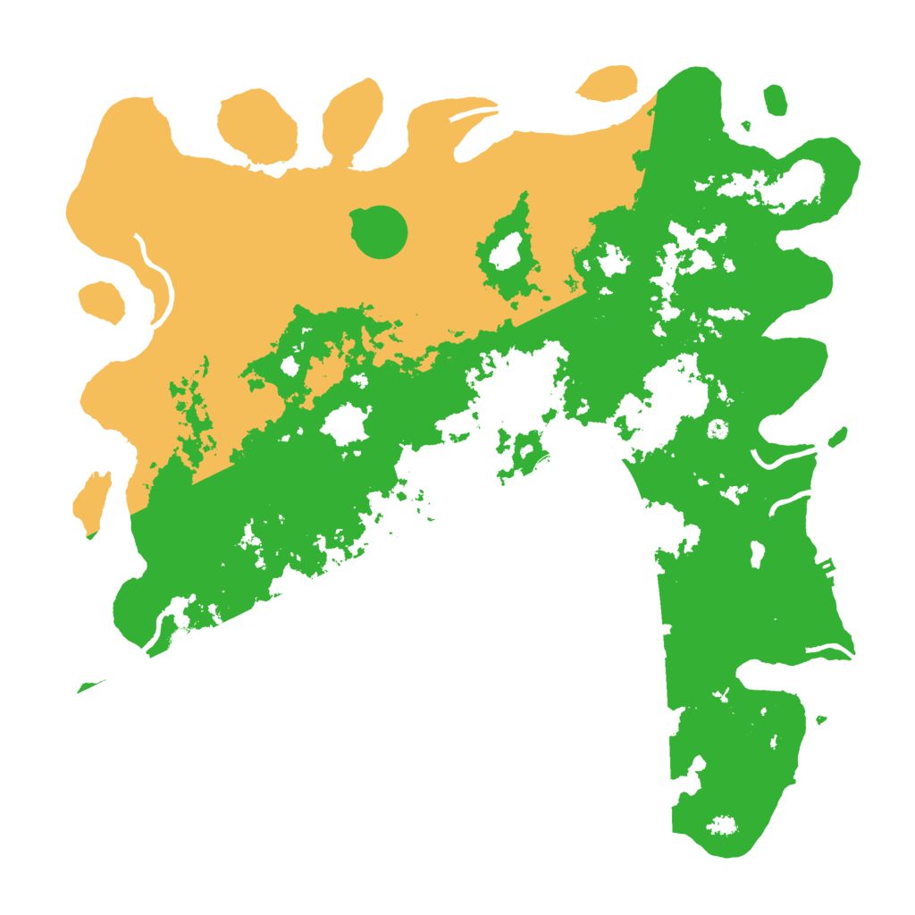 Biome Rust Map: Procedural Map, Size: 4500, Seed: 1036222286