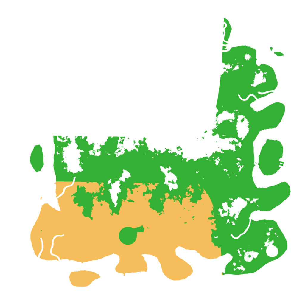 Biome Rust Map: Procedural Map, Size: 4500, Seed: 1382213105