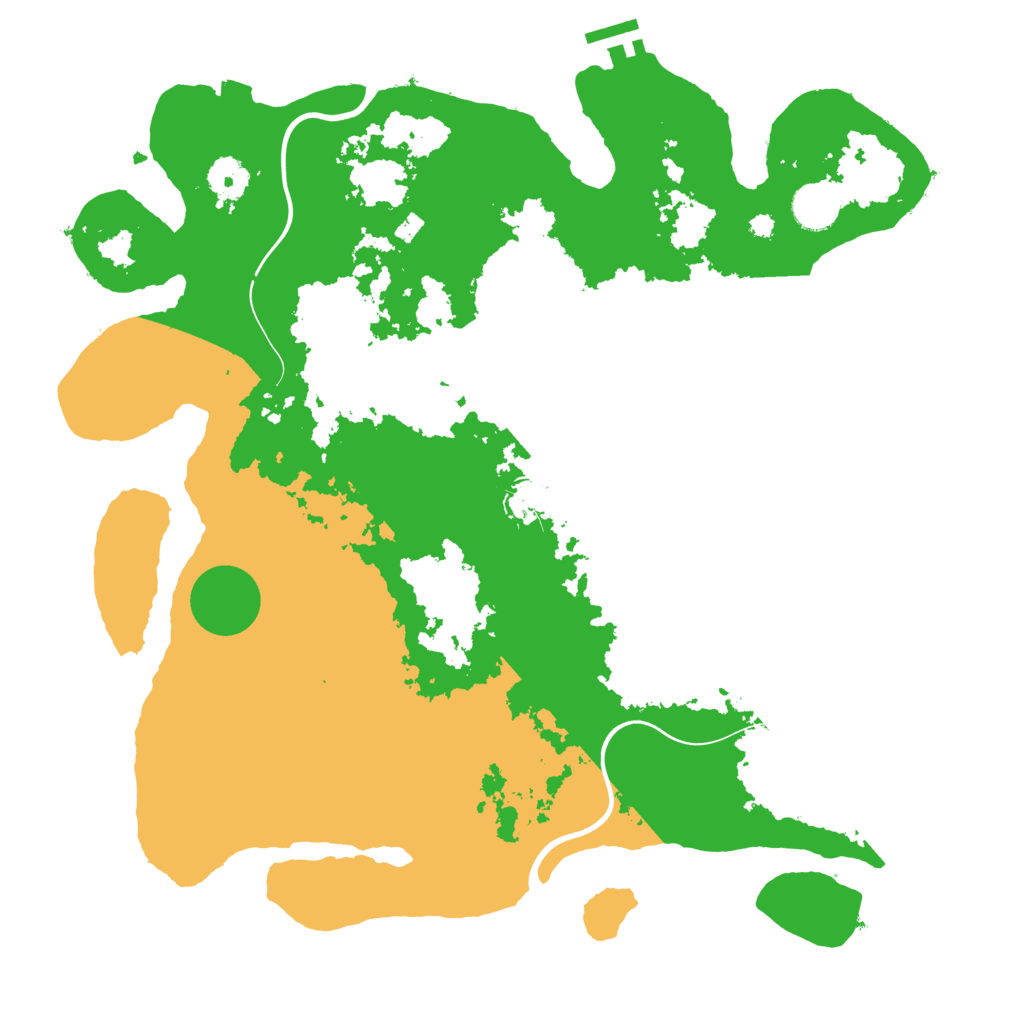 Biome Rust Map: Procedural Map, Size: 3850, Seed: 849577050