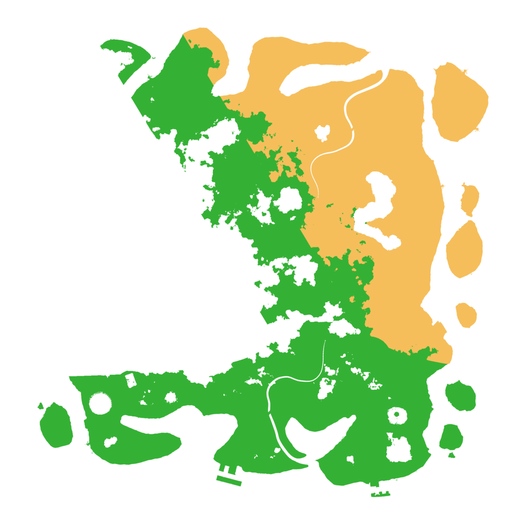 Biome Rust Map: Procedural Map, Size: 4100, Seed: 1189965