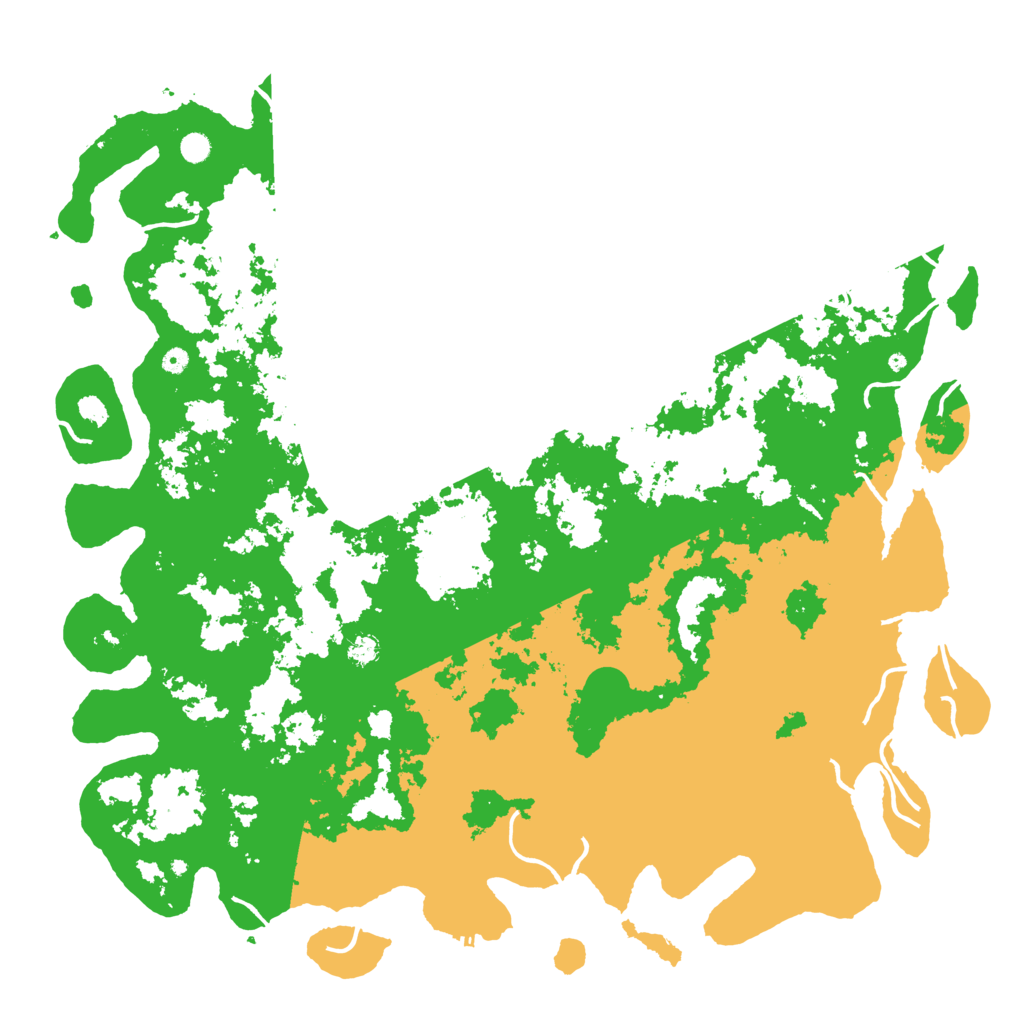 Biome Rust Map: Procedural Map, Size: 6000, Seed: 62
