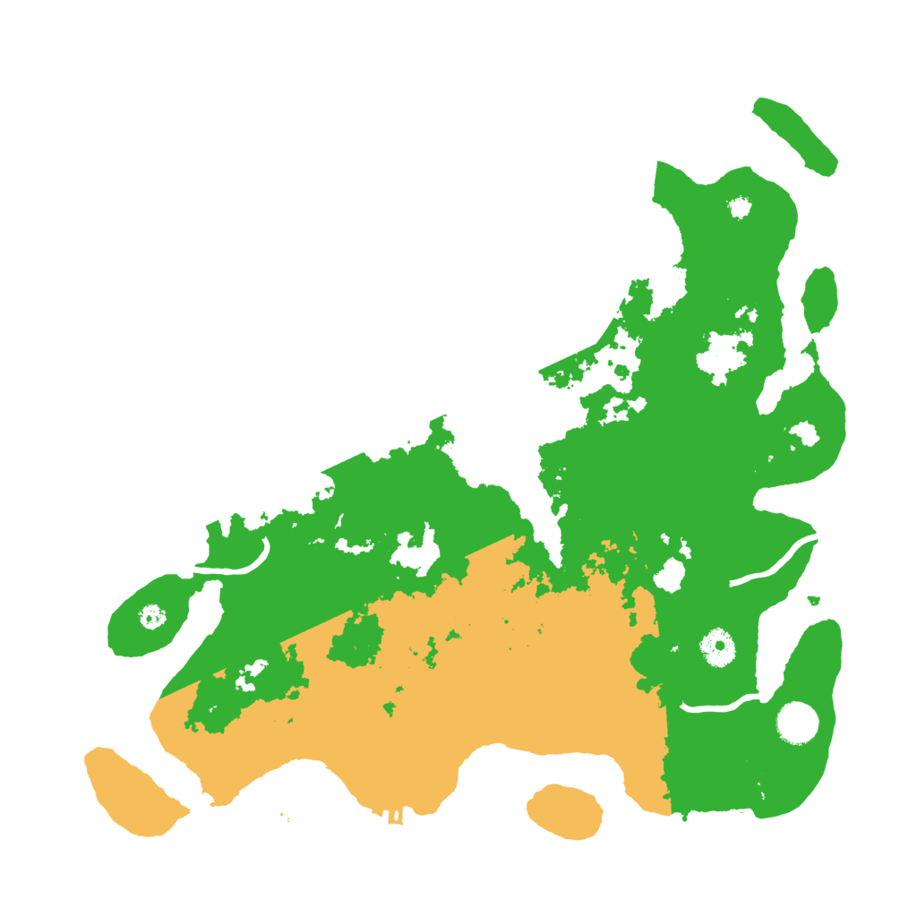 Biome Rust Map: Procedural Map, Size: 3850, Seed: 1775561677