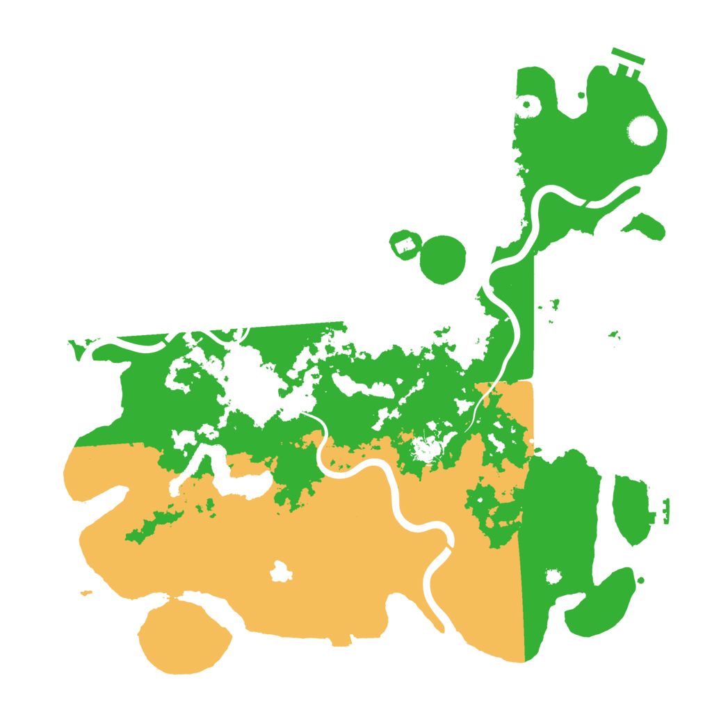 Biome Rust Map: Procedural Map, Size: 4200, Seed: 60438103