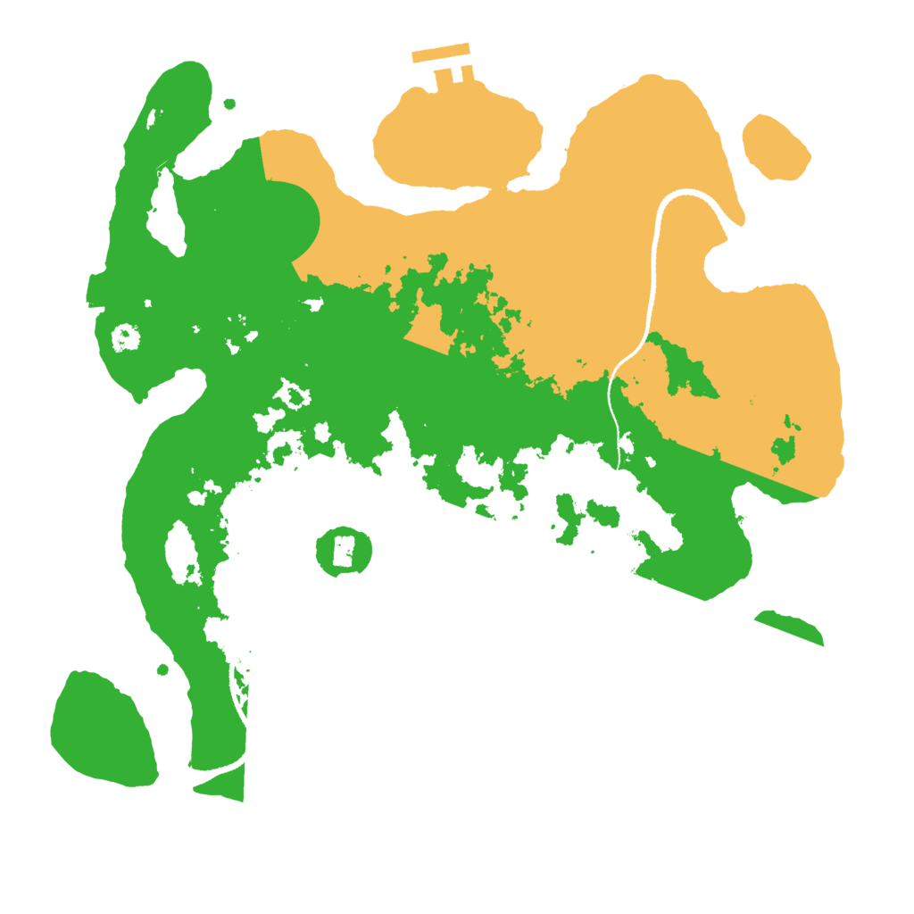 Biome Rust Map: Procedural Map, Size: 3200, Seed: 1686327534