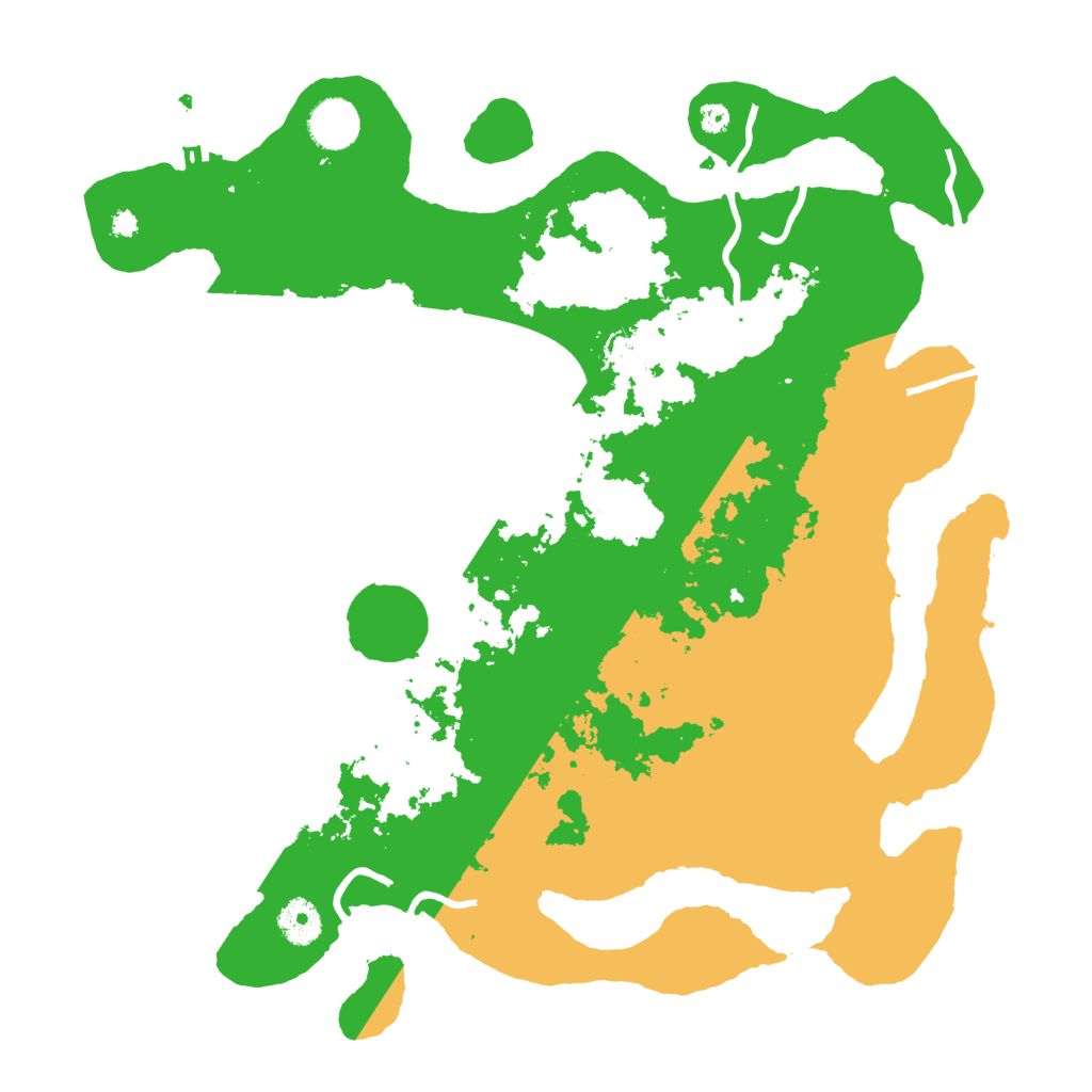 Biome Rust Map: Procedural Map, Size: 3750, Seed: 7182