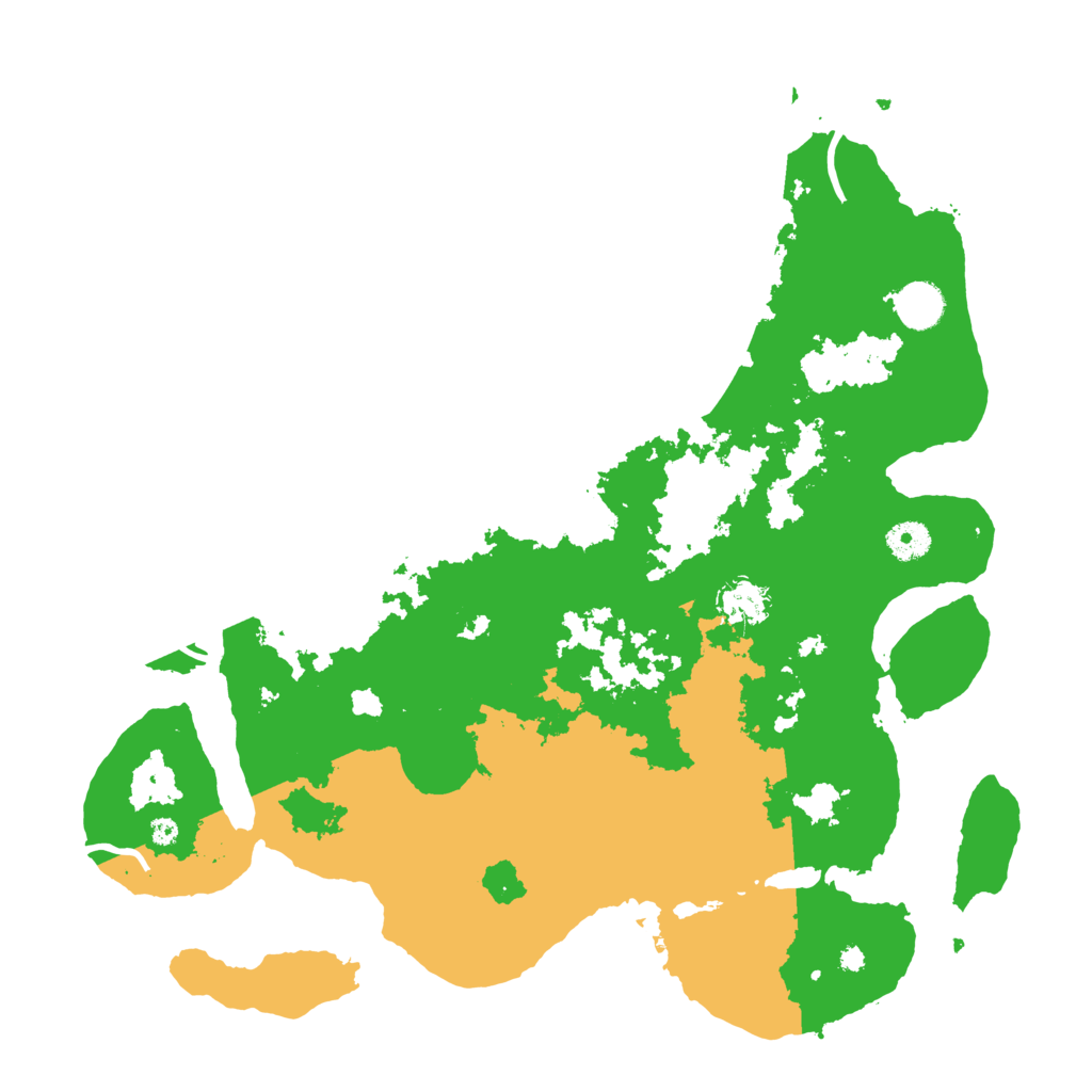 Biome Rust Map: Procedural Map, Size: 4000, Seed: 34578