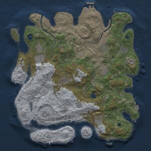 Thumbnail Rust Map: Procedural Map, Size: 3850, Seed: 1506981527, 16 Monuments