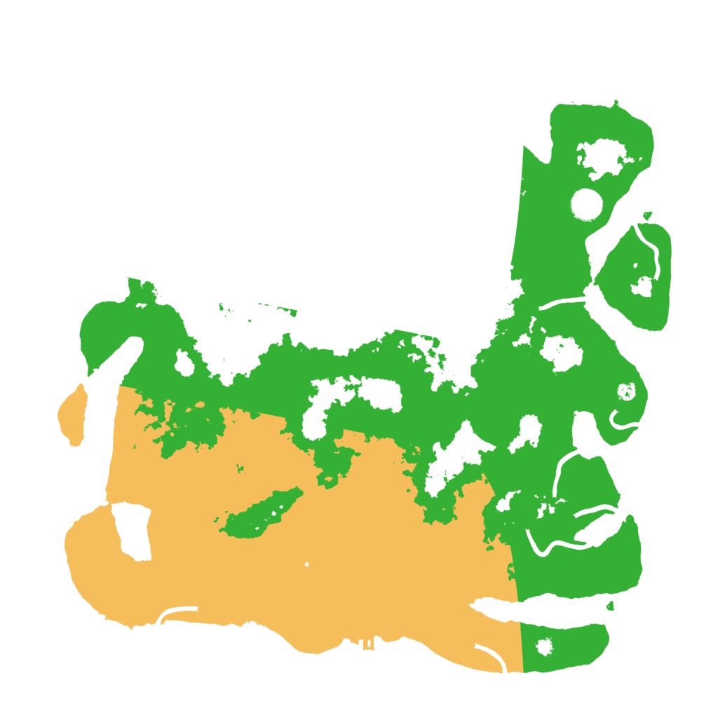 Biome Rust Map: Procedural Map, Size: 3950, Seed: 266831616