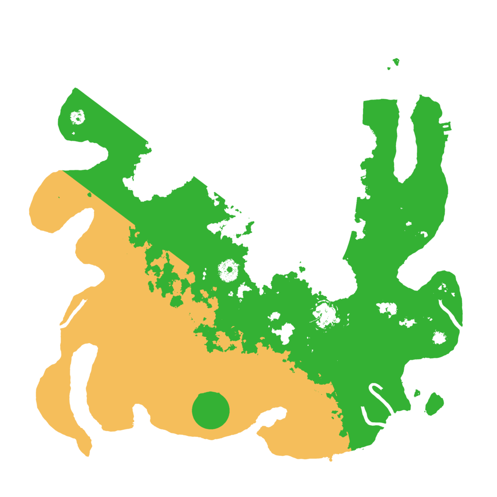 Biome Rust Map: Procedural Map, Size: 3500, Seed: 1098879150