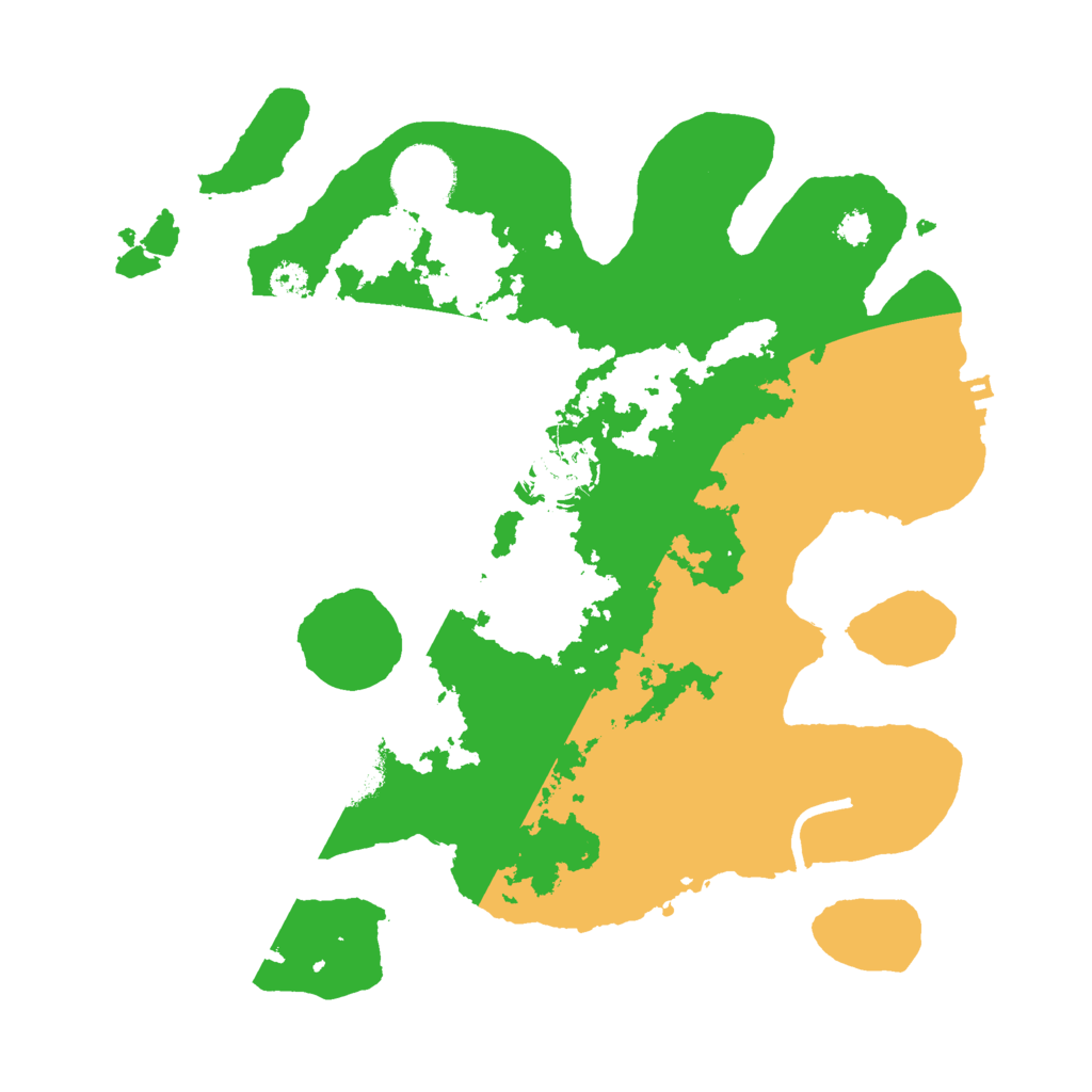 Biome Rust Map: Procedural Map, Size: 3000, Seed: 850888946