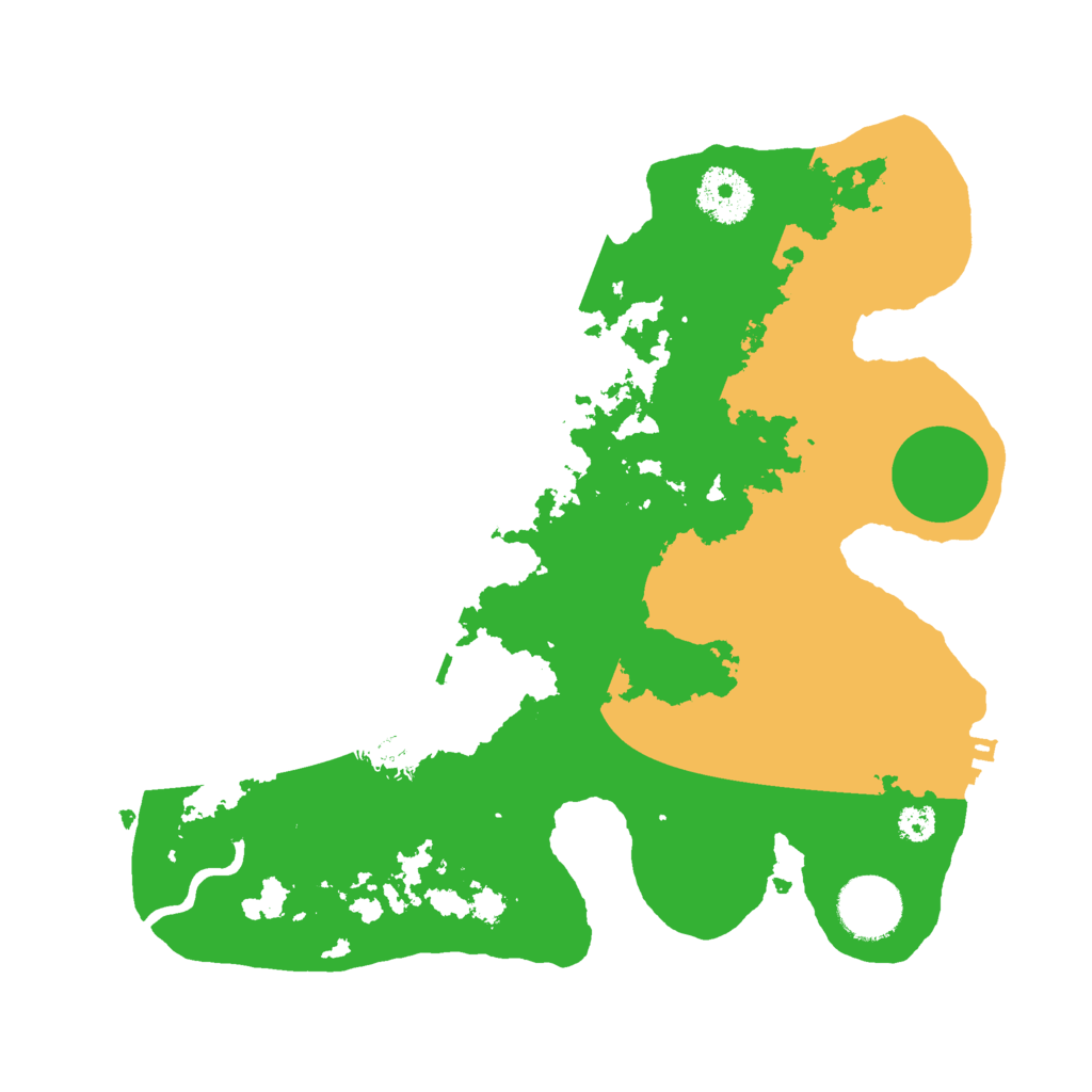 Biome Rust Map: Procedural Map, Size: 3000, Seed: 1670262979