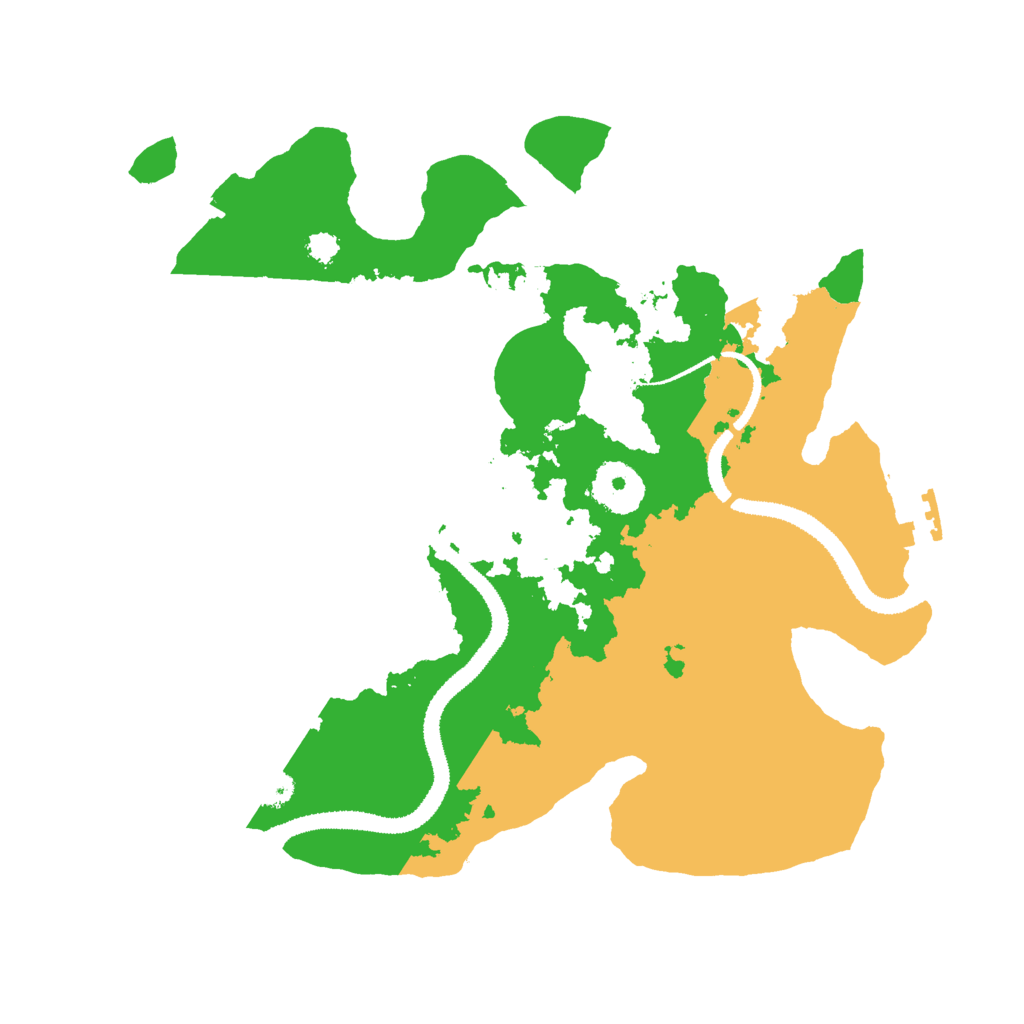 Biome Rust Map: Procedural Map, Size: 3000, Seed: 2131042082