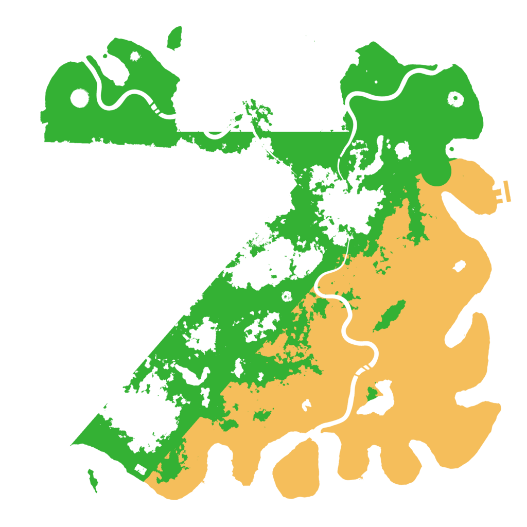 Biome Rust Map: Procedural Map, Size: 5000, Seed: 63822