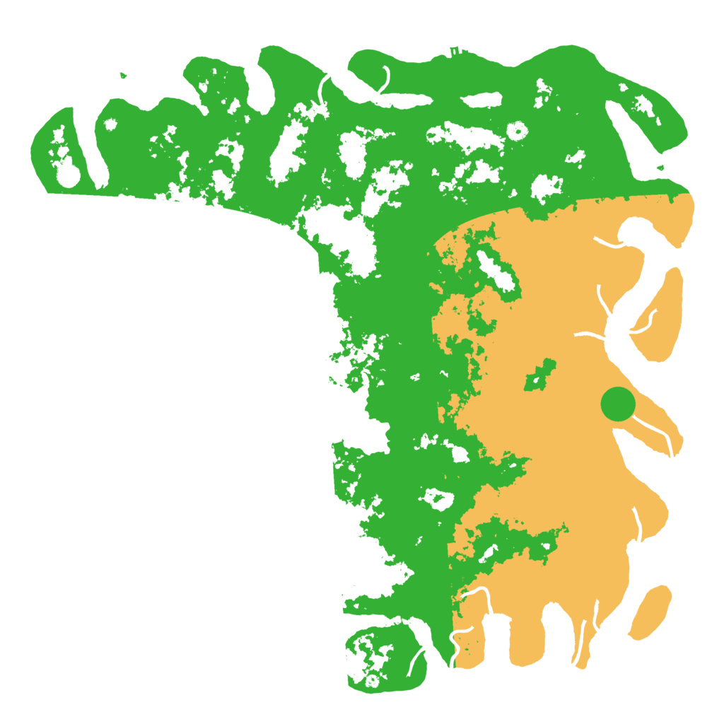 Biome Rust Map: Procedural Map, Size: 5500, Seed: 100