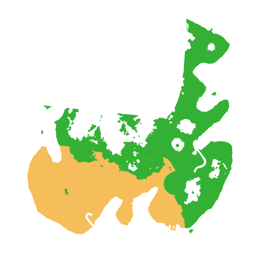 Biome Rust Map: Procedural Map, Size: 3000, Seed: 2445569