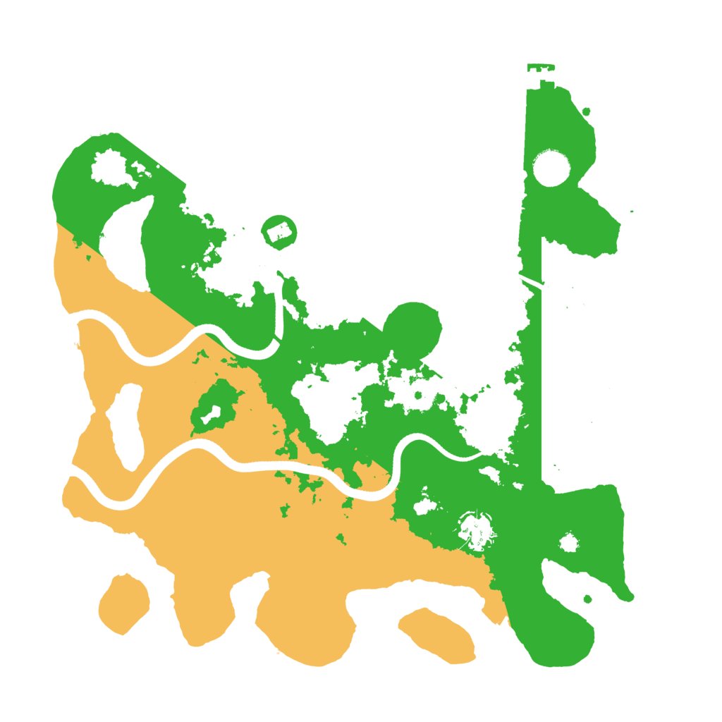 Biome Rust Map: Procedural Map, Size: 3500, Seed: 208986915
