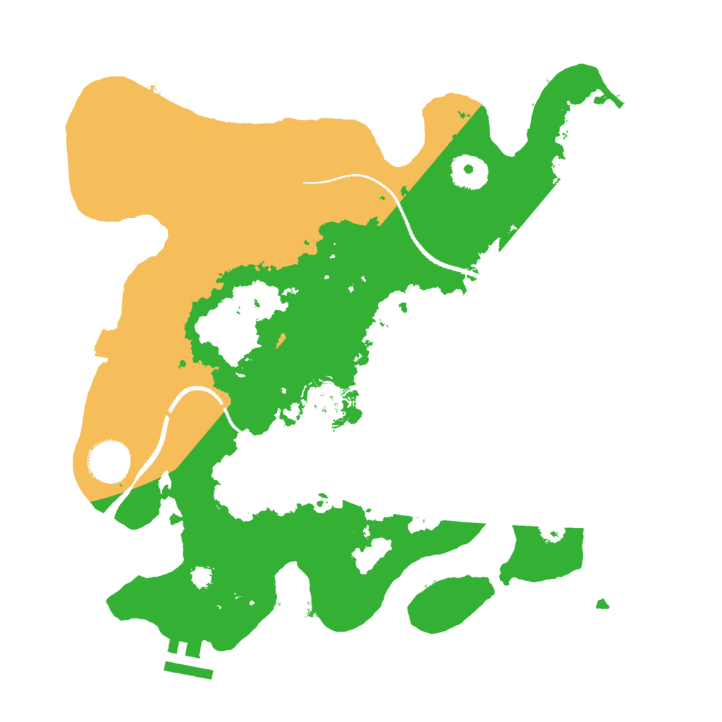 Biome Rust Map: Procedural Map, Size: 3000, Seed: 2012546404