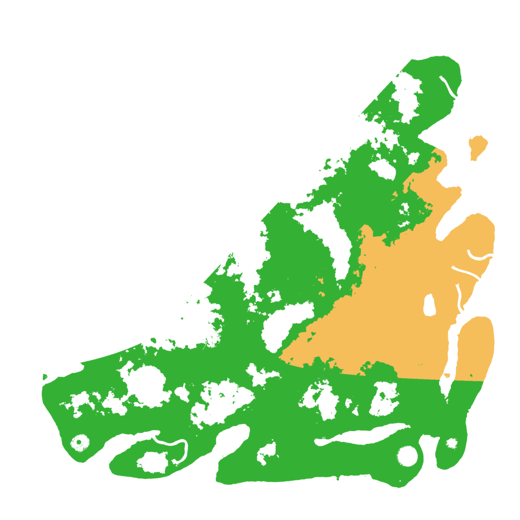 Biome Rust Map: Procedural Map, Size: 4500, Seed: 526307504
