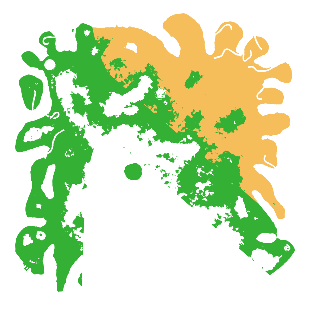 Biome Rust Map: Procedural Map, Size: 5000, Seed: 152358