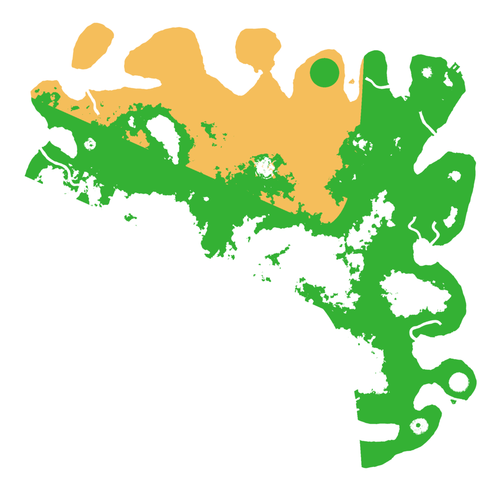 Biome Rust Map: Procedural Map, Size: 4500, Seed: 295715